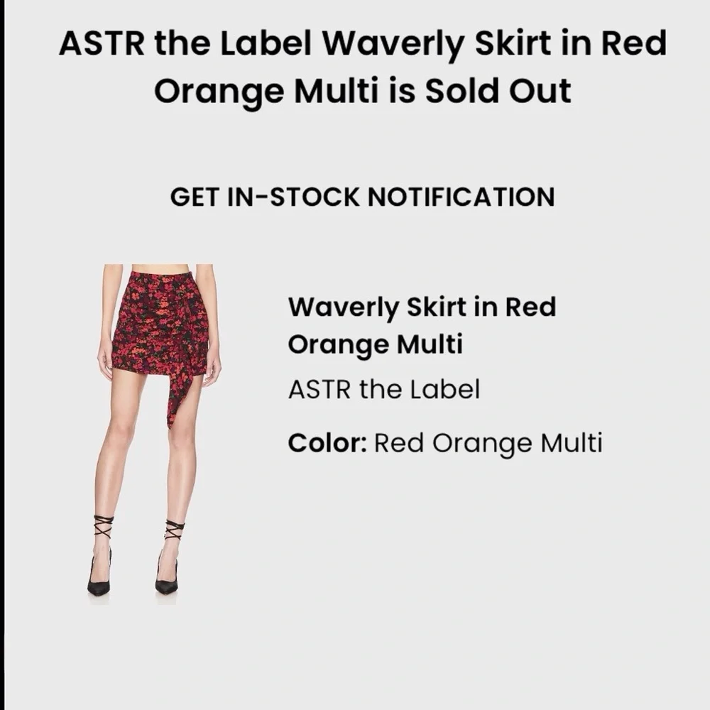ASTR Waverly Skirt Medium